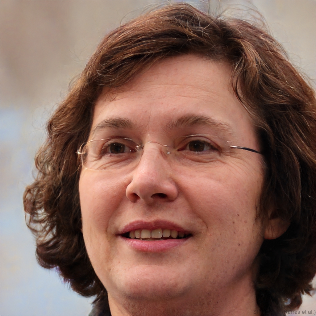 Portrait of a member smiling outdoors.